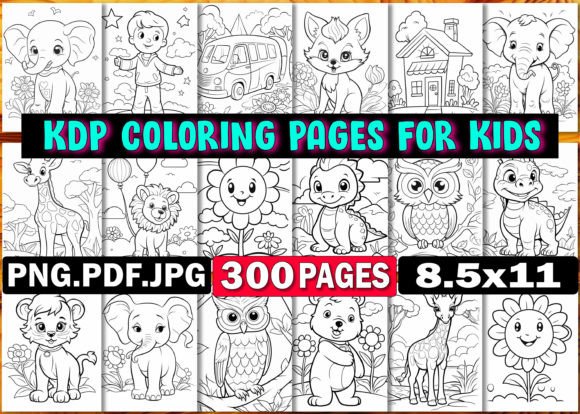 Download KDP Coloring Pages for Kids - For kids Collection