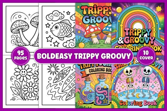 Download Bold Easy Trippy Groovy Coloring Pages - Easy Collection
