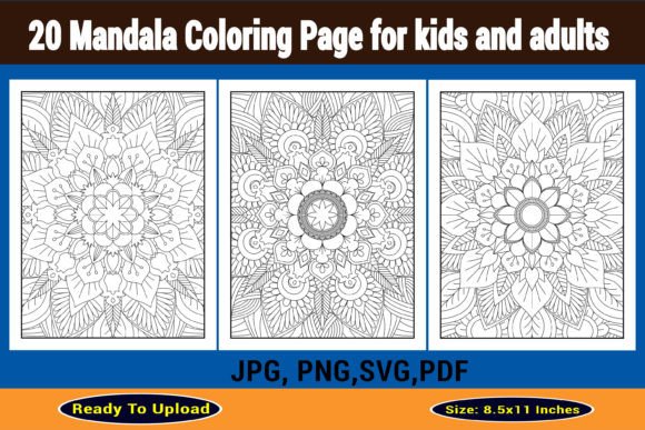 Download Mandala Coloring Page for Kids and Adult - For kids Collection