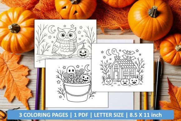 Download Cute Happy Halloween Coloring Pages - Cute Collection