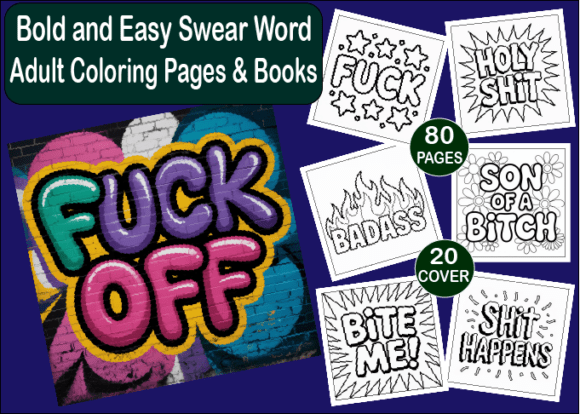 Download Bold and Easy Swear Word Coloring Pages - Easy Collection