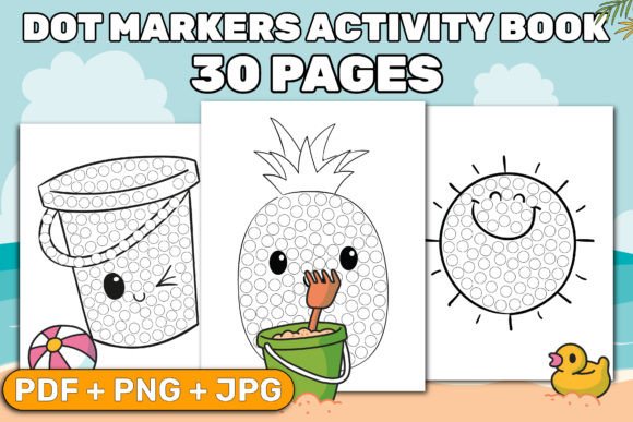 Download SUMMER DOT MARKER ACTIVITY BOOK for KIDS - For kids Collection