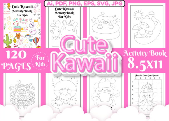 Download Cute Kawaii Activity Pages for Kids - Cute Collection