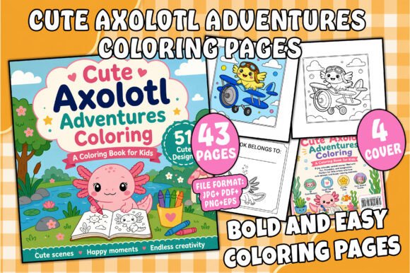 Download Cute Kawaii Axolotl Coloring Pages - Cute Collection