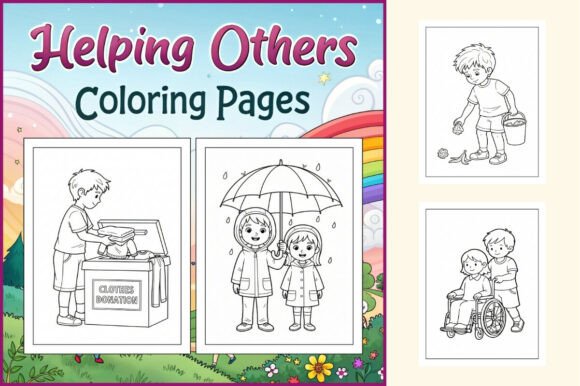 Download Helping Others Coloring Pages for Kids - For kids Collection