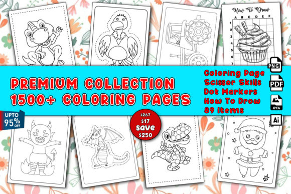 Download KDP Coloring Pages for Kids Bundle - For kids Collection