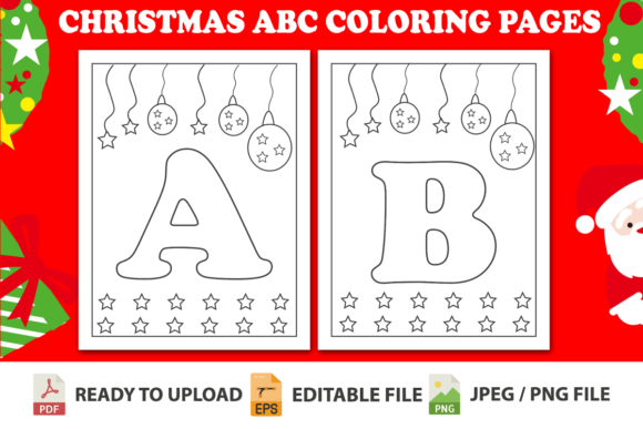Download Christmas ABC Coloring Pages for Kids - For kids Collection