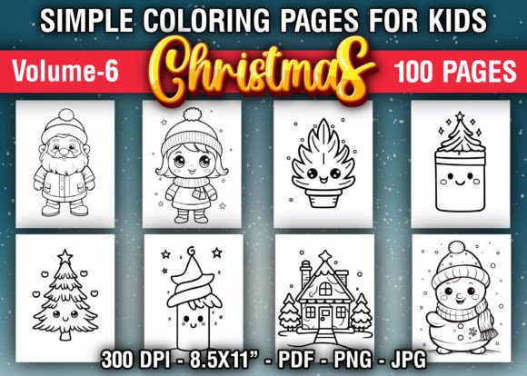 Download Simple Christmas Coloring Pages for Kids - For kids Collection