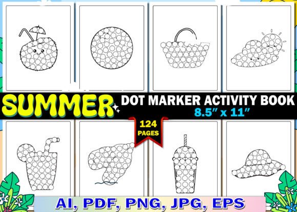 Download Summer Dot Marker Activity Book for Kids - For kids Collection