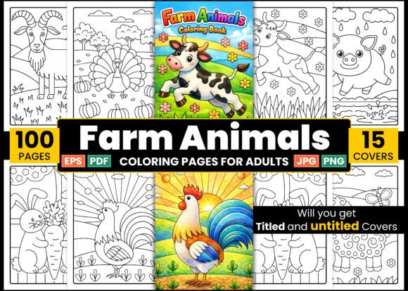 Download Farm Animals Coloring Pages for Kids - For kids Collection