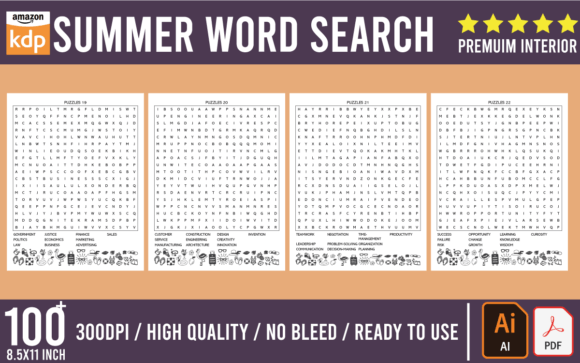 Download Summer Word Search for Kids - For kids Collection