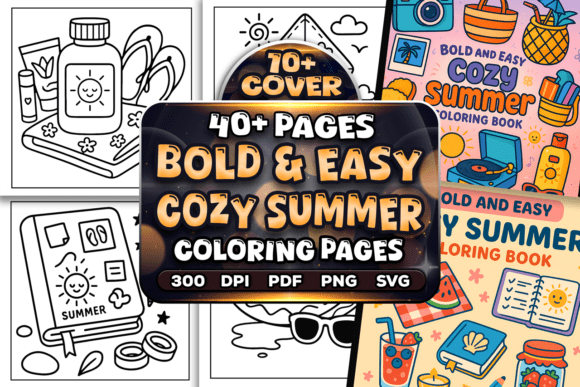 Download Easy Cozy Summer Coloring Pages - Easy Collection