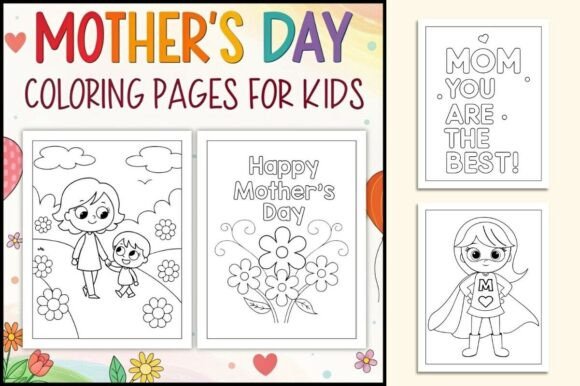 Download Mother’s Day Coloring Pages for Kids - For kids Collection