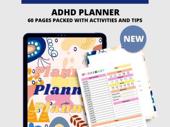 Download ADHD Planner for Kids, Edit in Canva - For kids Collection