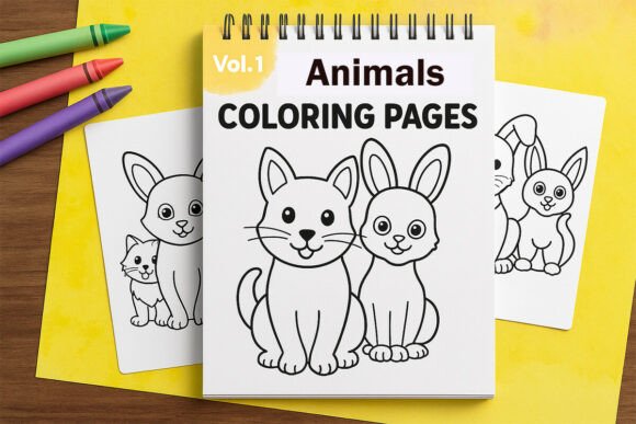 Download Cute Baby Animals Coloring Page for Kids - Cute Collection