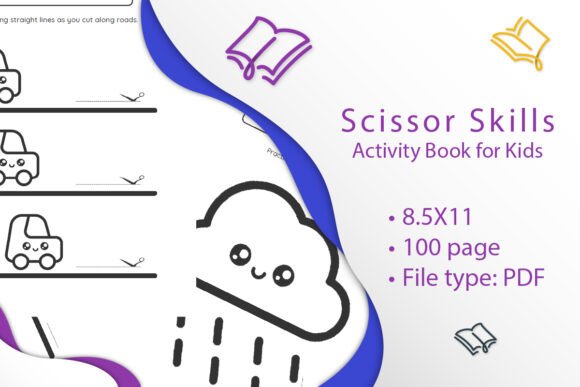 Download Scissors Skills Activity Book for Kids - For kids Collection