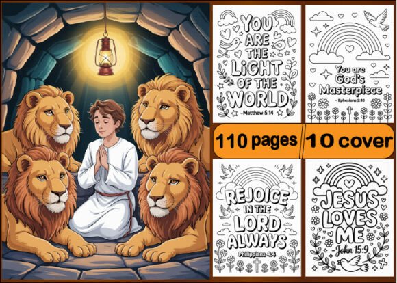 Download 110 Pages Bible Coloring Book for Kids - For kids Collection
