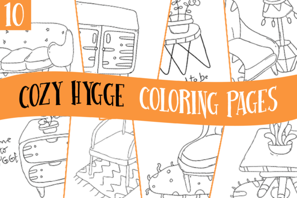 Download Cozy Hygge Coloring Pages for Kids (KDP) - For kids Collection