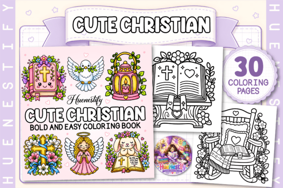 Download Christian Bold and Easy Coloring Book - Easy Collection