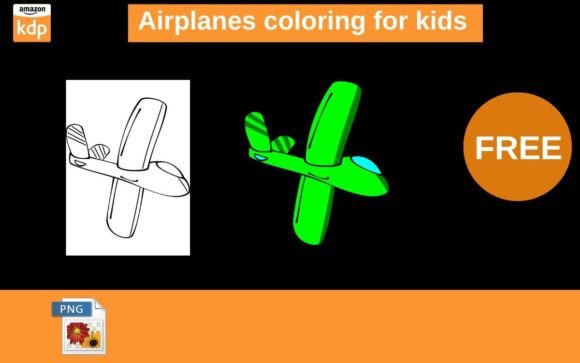 Download Airplanes Coloring for Kids - For kids Collection