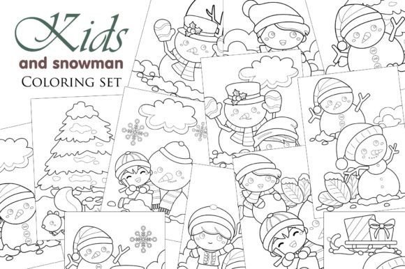 Download Kids Snowman Coloring for Kids and Adult - For kids Collection