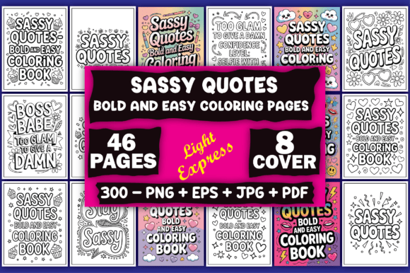 Download Bold and Easy Sassy Quote Coloring Pages - Easy Collection