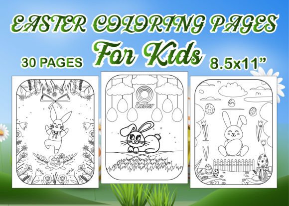 Download Easter Coloring Pages for Kids V-09 - For kids Collection