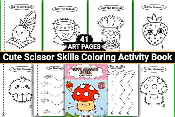 Download Cute Scissor Skills Coloring Book - Cute Collection