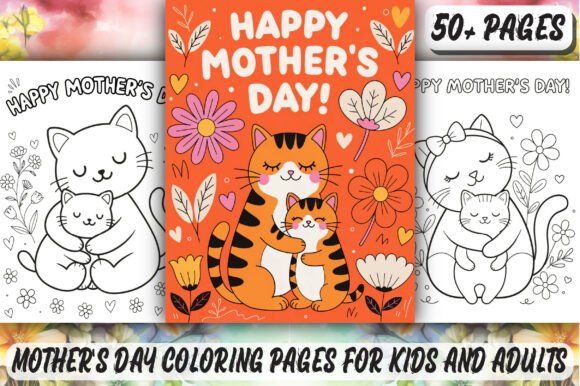 Download Mother's Day Coloring Pages for Kids KDP - For kids Collection