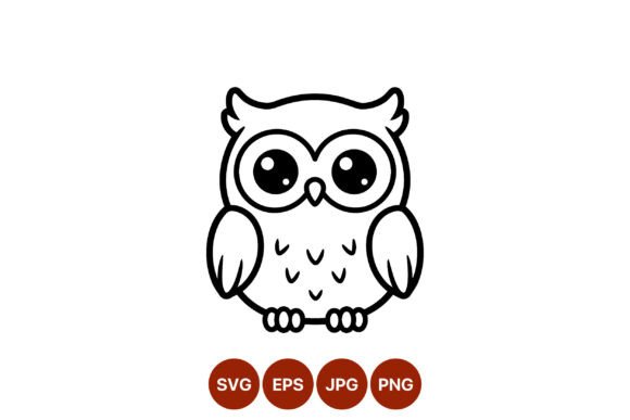 Download Cute Cartoon Owl Vector Art - Cute Collection