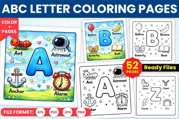Download ABC Letter Coloring Pages for Kids - For kids Collection