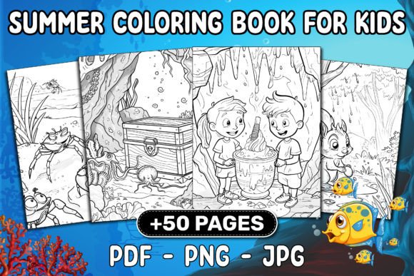Download SUMMER COLORING BOOK for KIDS - For kids Collection