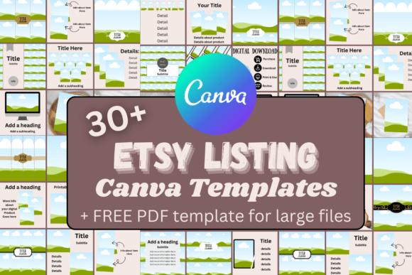 Download 30+ Etsy Listing Canva Template Set +PDF - Pdf Collection