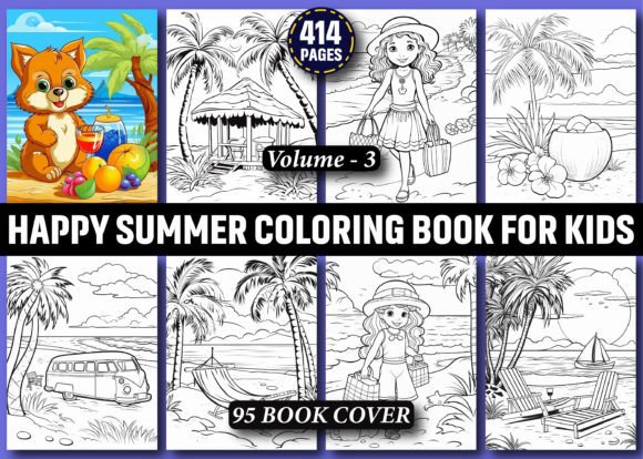 Download 414 Happy Summer Coloring Book for Kids - For kids Collection