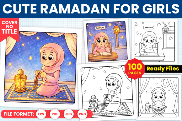 Download Cute Ramadan Coloring Pages for Girls - Cute Collection