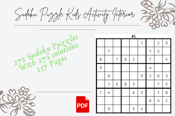 Download Kdp Templates Sudoku Easy Puzzle - Easy Collection