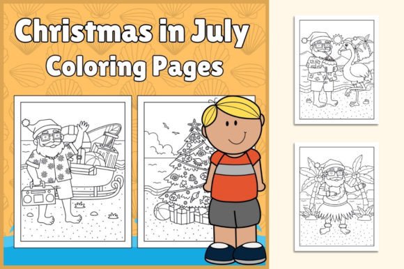 Download Christmas in July Coloring Book for Kids - For kids Collection