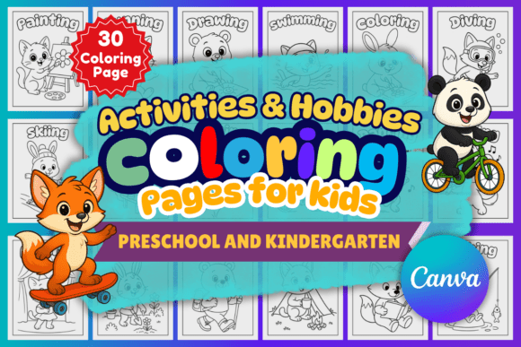 Download Learning Hobbies Coloring Pages for Kids - For kids Collection