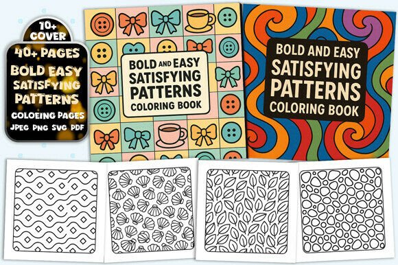 Download Easy Satisfying Pattern Coloring Pages - Easy Collection