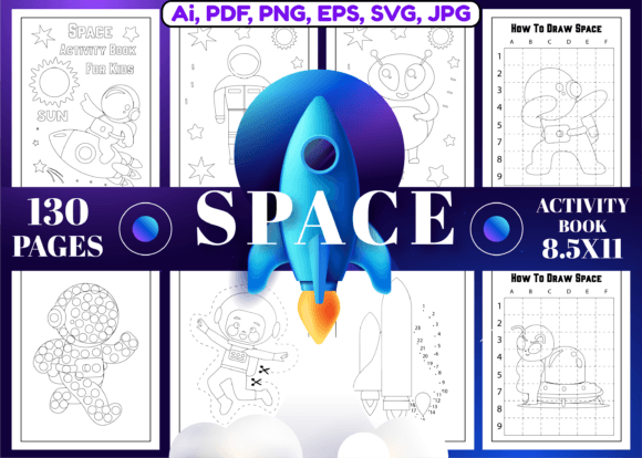 Download Space Activity Pages for Kids - For kids Collection