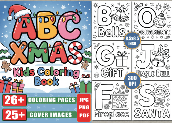 Download Christmas ABC Coloring Book for Kids - For kids Collection