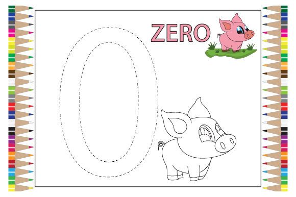 Download Numbers Coloring Sheet for Kids - For kids Collection