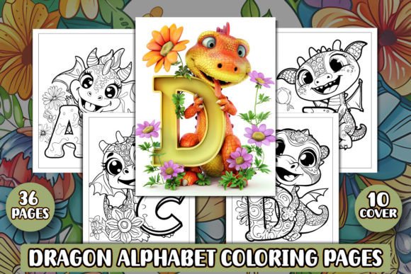 Download Dragon Alphabet Coloring Pages for Kids - For kids Collection