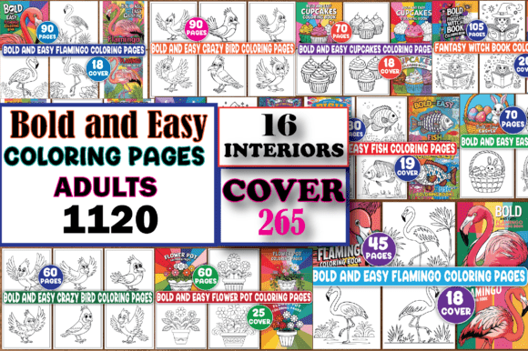Download Bold and Easy Bundle Coloring Pages - Easy Collection