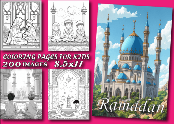 Download Ramadan Coloring Book for Kids-V5 - For kids Collection