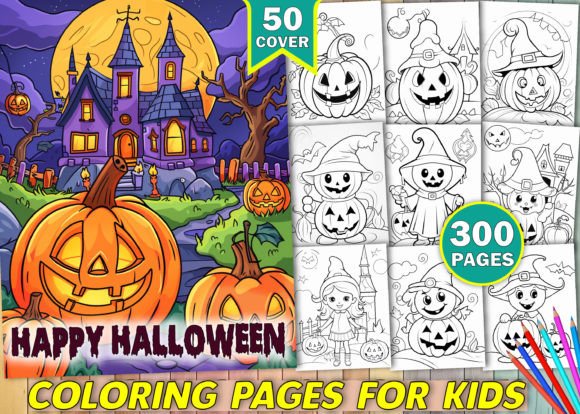 Download Happy Halloween Coloring Pages for Kids - For kids Collection