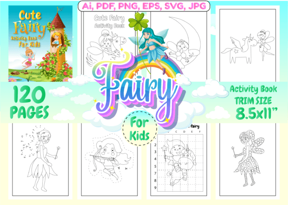 Download Cute Fairy Activity Pages for Kids - Cute Collection