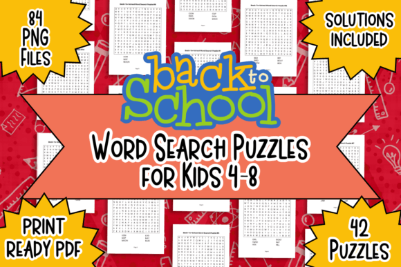 Download Back-to-School Word Search for Kids - For kids Collection