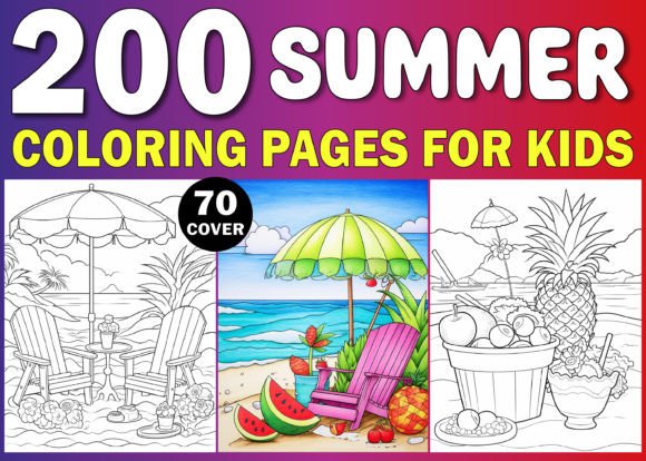 Download KDP Summer Coloring Pages for Kids - For kids Collection