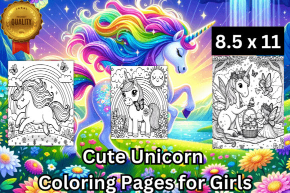 Download Cute Unicorn Coloring Pages for Girls - Cute Collection